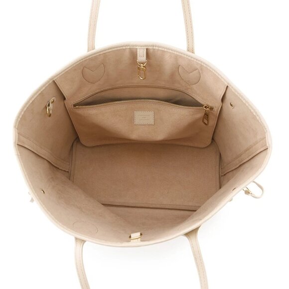 LOUIS VUITTON Neverfull Size MM Monogram Empreinte Leather Tourterelle M45686 - Picture 14 of 14